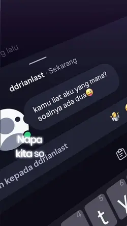 soalnya aku ada dua