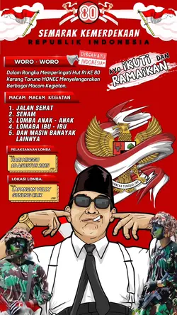 Pamflet lomba 17 an