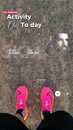 running aestethic