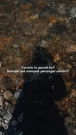 cermin tu pecah ke?