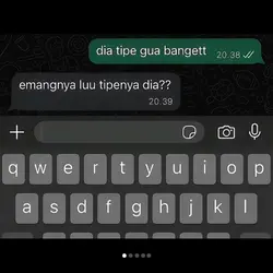 dia tipe gua bgt