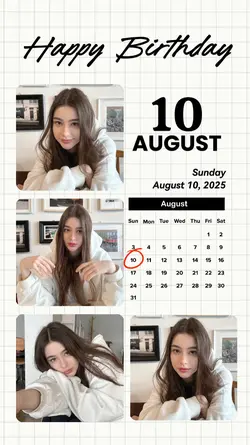 10 AUGUST BIRTHDAY