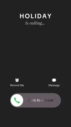 Holiday is Calling