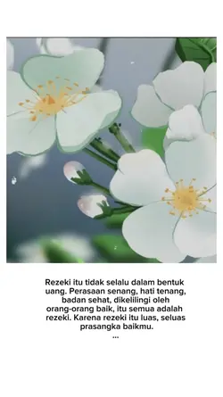 "Rezeki itu tidak 
