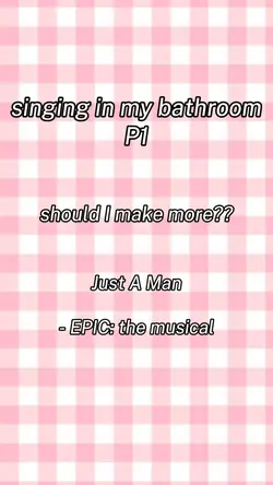 singing in my bathro