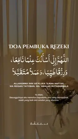Doa Pembuka Rezeki