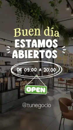 estamos abiertos 