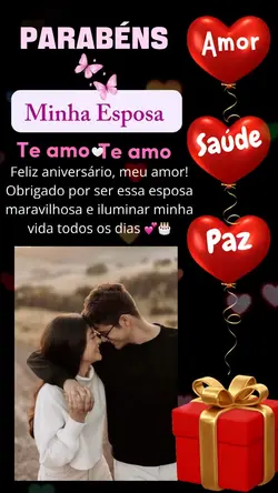 Aniversário esposa
