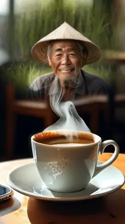 Segelas kopi panas
