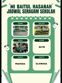 Jadwal Seragam