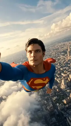Superman selfie