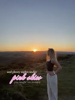 pink skies