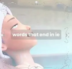 words that end in ie