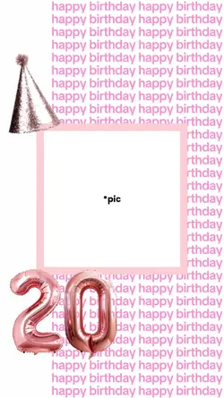 20st birthday