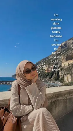 wearing dark glasses
