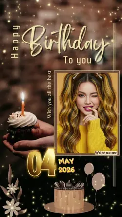 BIRTHDAY 4th MAY 
