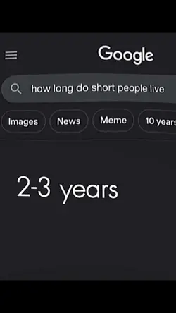 Short people live