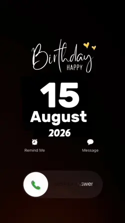 Hbd 15 August 2026