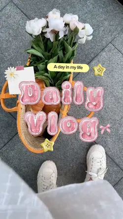 Daily vlog intro