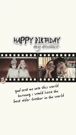 happy b'day brother