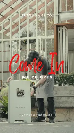 WE ARE OPEN