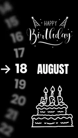 HBD 17 AUGUST 2026