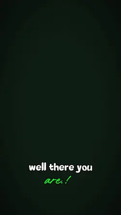 well there you are