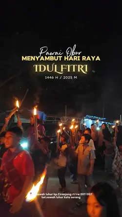pawai obor idulfitri