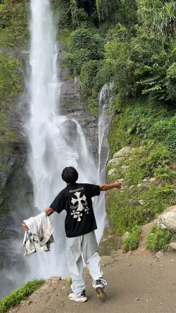 Natural waterfall