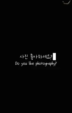 사진좋아하세요?