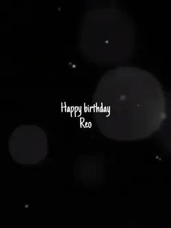 Joyeux anniv Reo
