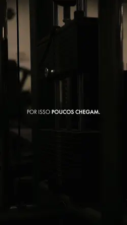 Poucos chegam 💪