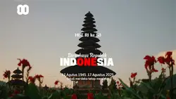 HUT RI80 1 menit 