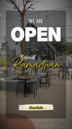 We’reOpen Ramadhan 8