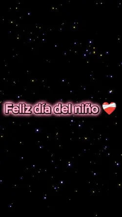 Feliz día del niño