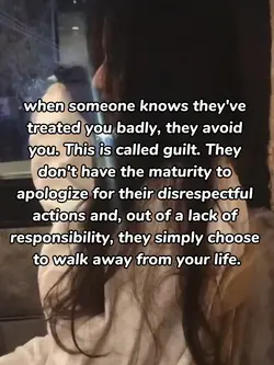 it's called guilt
