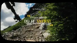 cinematic hiking
