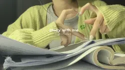 study with me 
