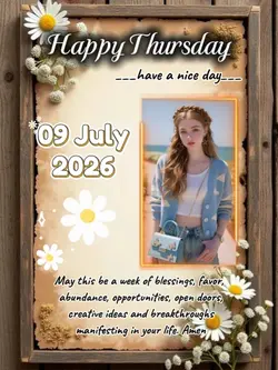 thursday 09 july