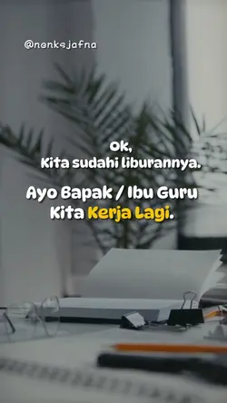Kembali kerja 
