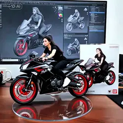 miniatur Ai bergerak