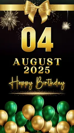 Birthday 4 August
