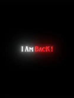 I'M BACK 