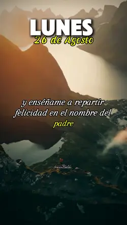 Lunes 26 de Agosto