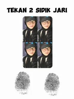 trend tekan 2 jari