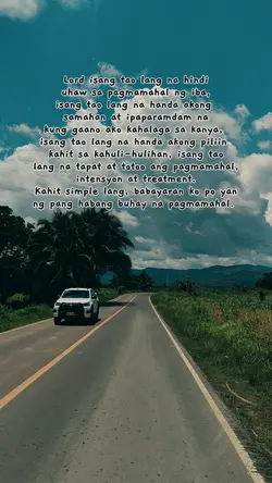 Isang tao lang Lord