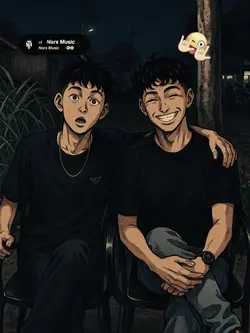 manga style เพื่อน
