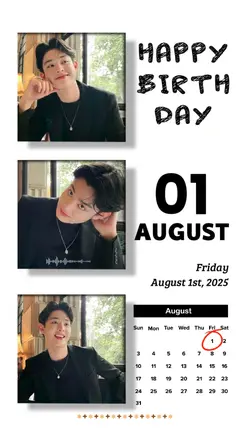 1 AUGUST BIRTHDAY