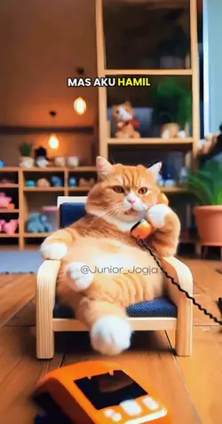 kucing lucu hamil