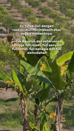 Ku tutup Juli dengan